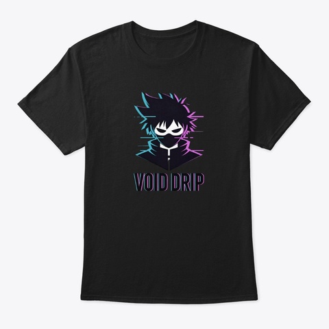 Void Drip  Black T-Shirt Front