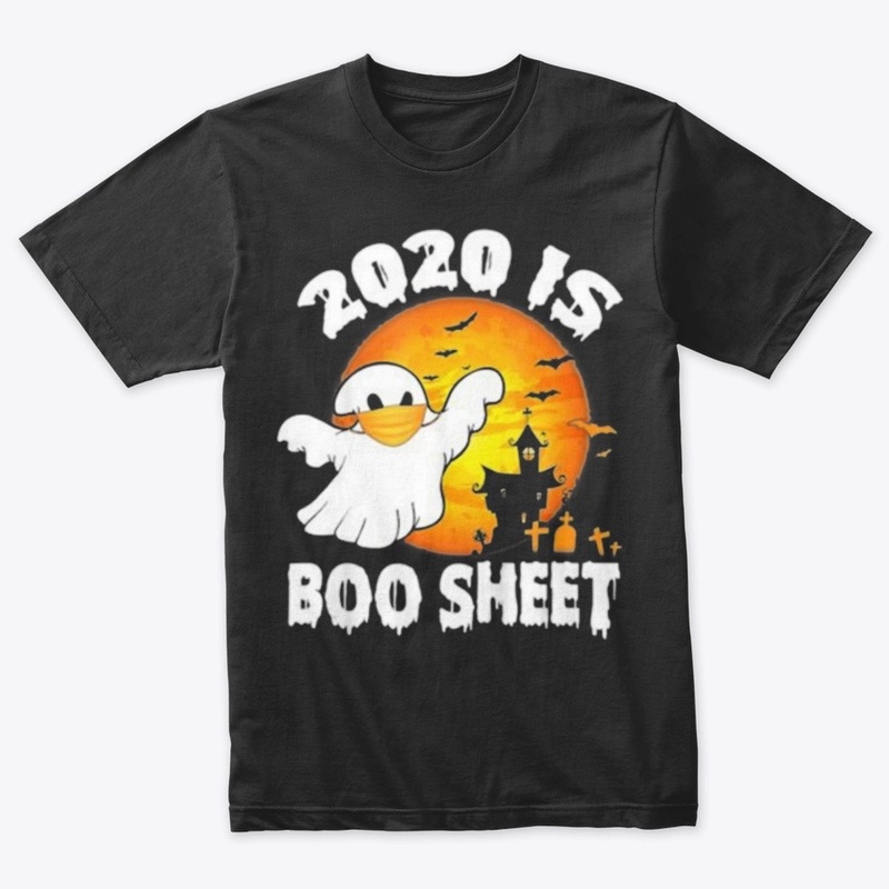 2020 Is Boo Sheet Halloween Ghost