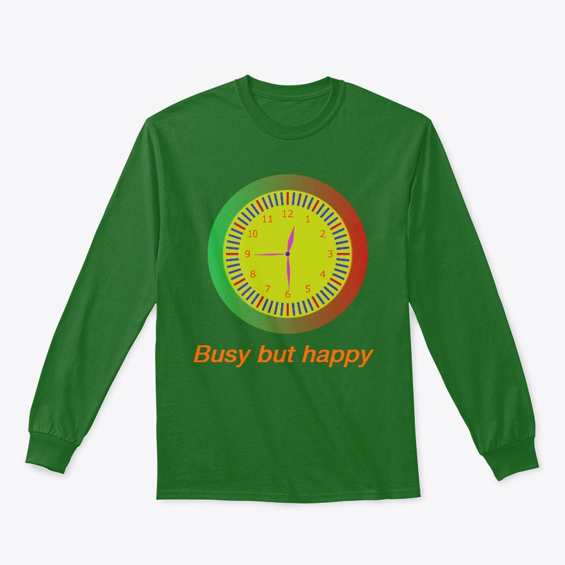 Colorful Clock Time Motivational T-Shirt