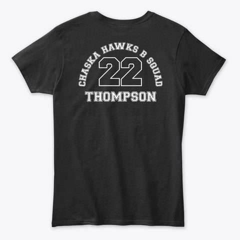 Chs Thompson Black T-Shirt Back