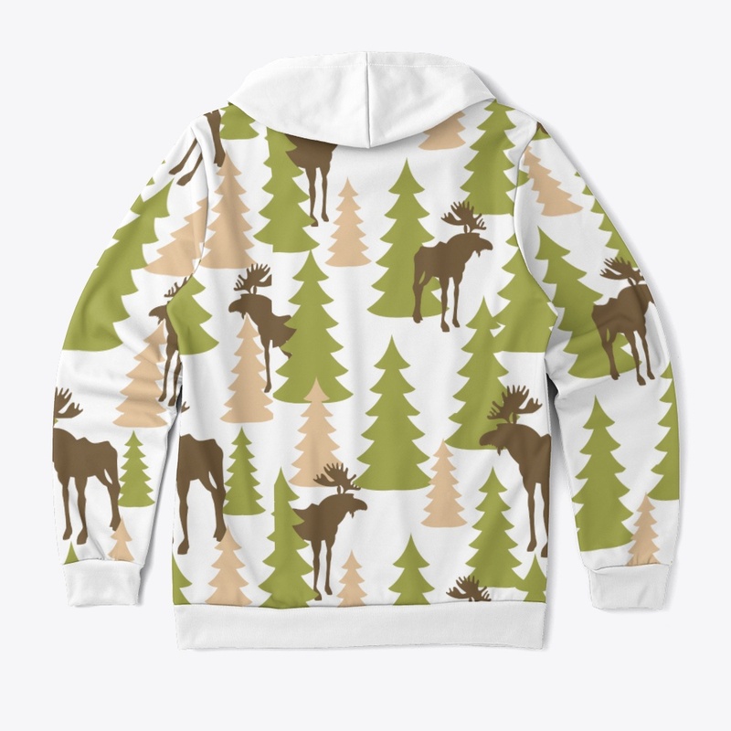 Moose Evergreen Sweatshirt
