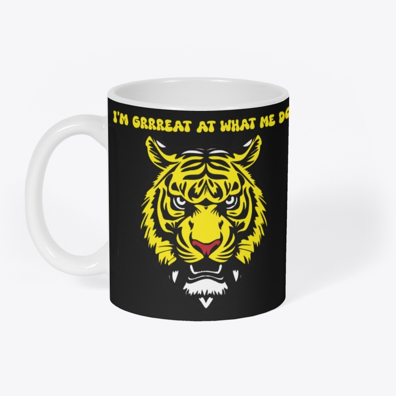 Fierce & Confident Tiger Graphic Design