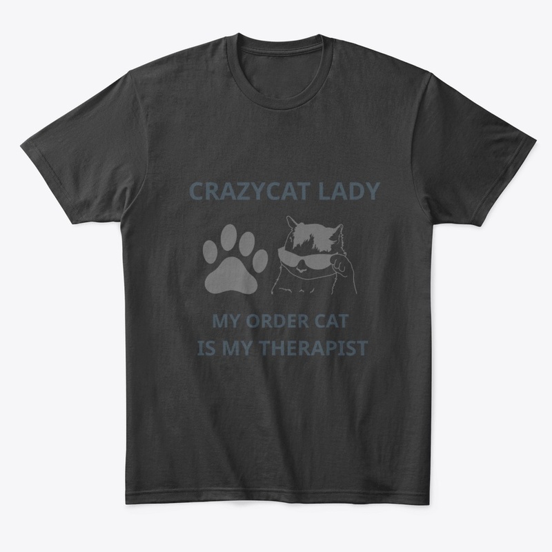 Purr-fect Therapy Cat Mom Tee