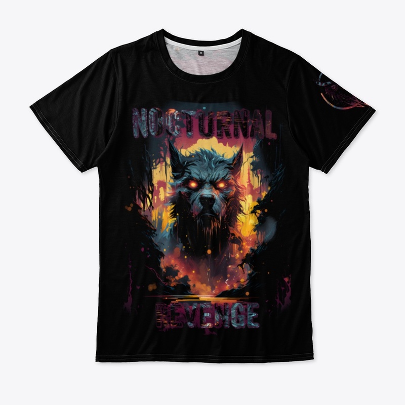 Nocturnal Revenge Wolf In The Swamp