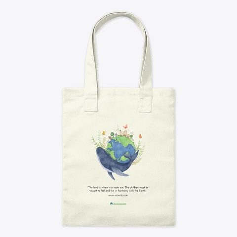 Nature Collection   Maria Montessori  Natural T-Shirt Front