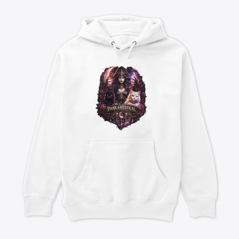 Dark & Mystical Cat Sorceress T-Shirt
