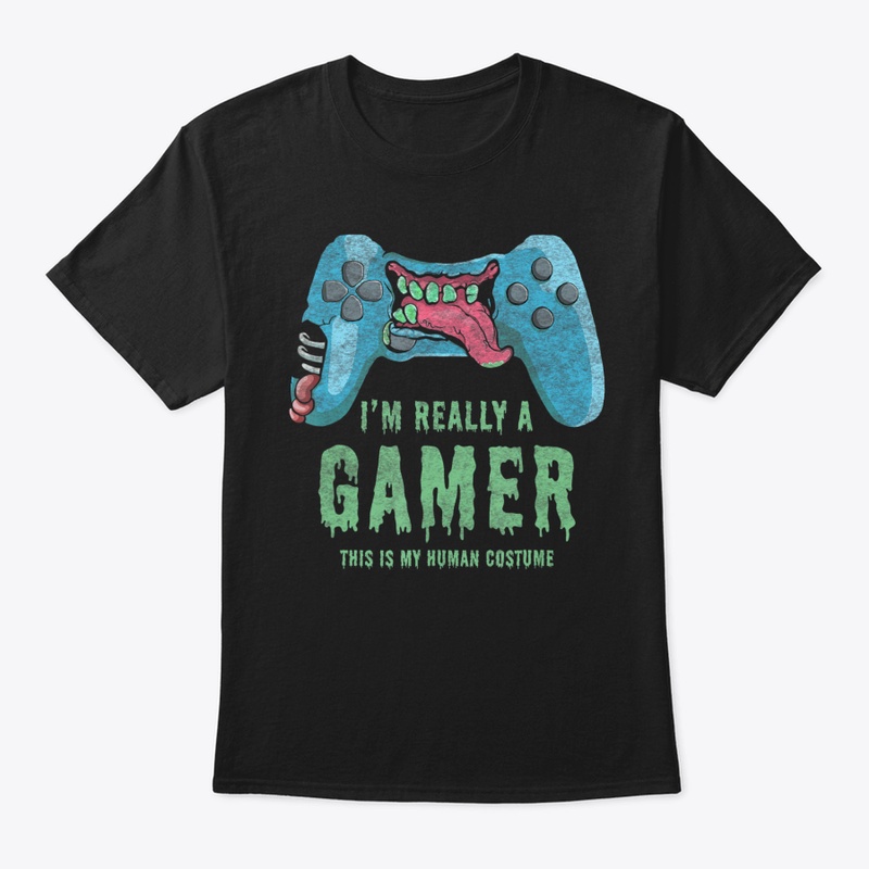 Funny Gamer Halloween This Is My Human C