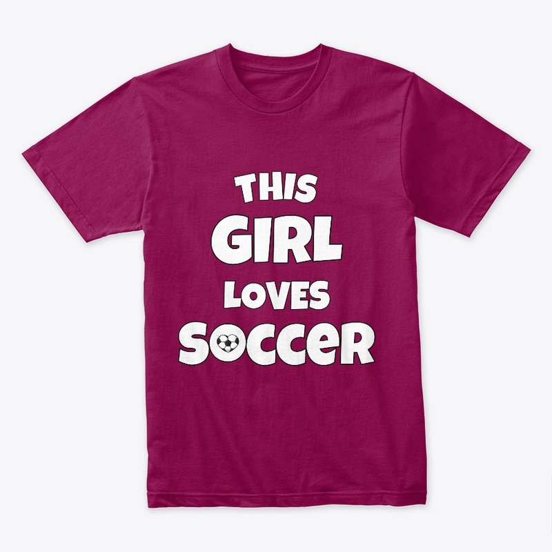 This girl loves soccer