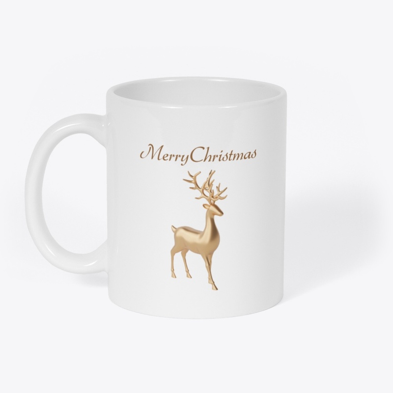 Christmas Gold Reindeer
