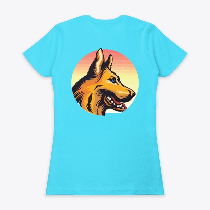German Shephard dog head