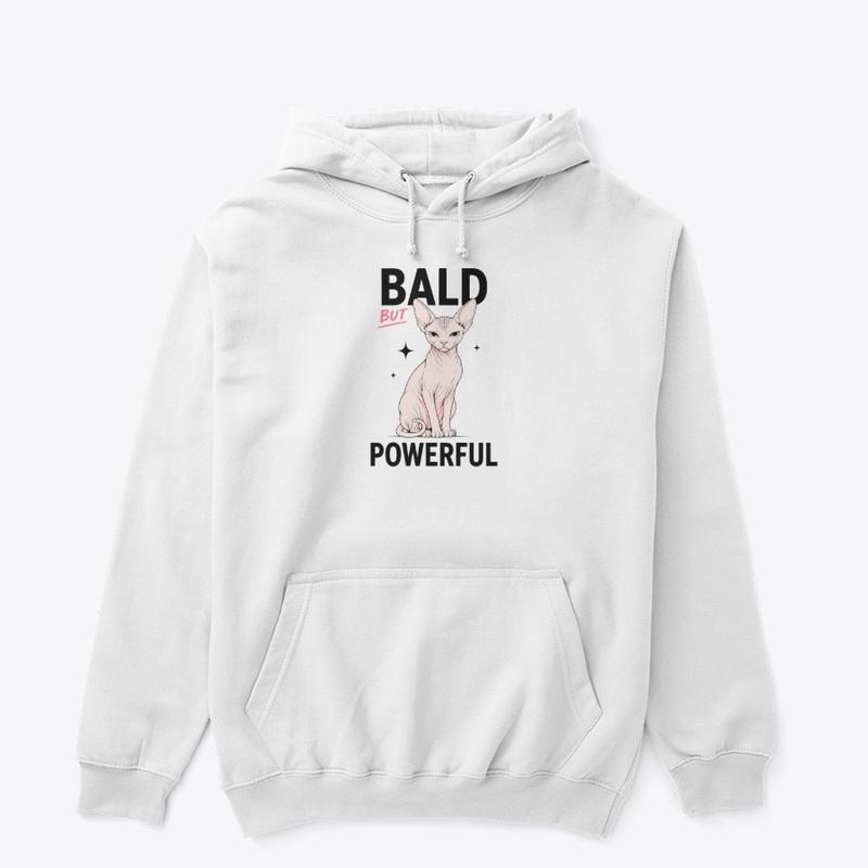 Bald But Powerful Sphynx Cat