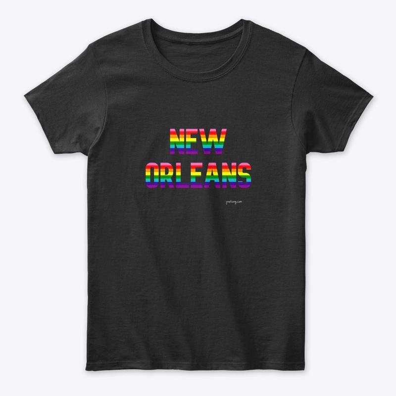 New Orleans Pride Rainbow Flag Apparel