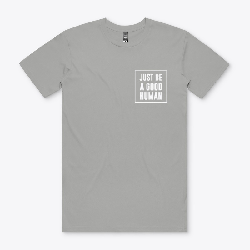 GOOD HUMAN SQUARE | WHITE LOGO