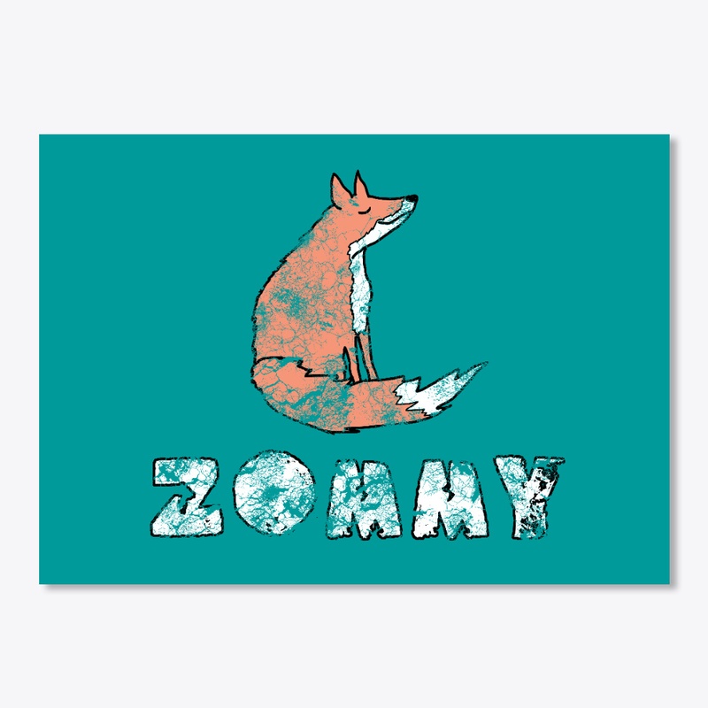 Zommy hot foxy mommy graphic fox design