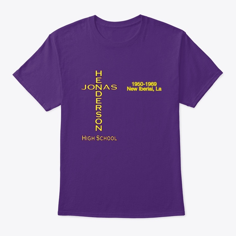 Jonas Henderson High School Purple Cross