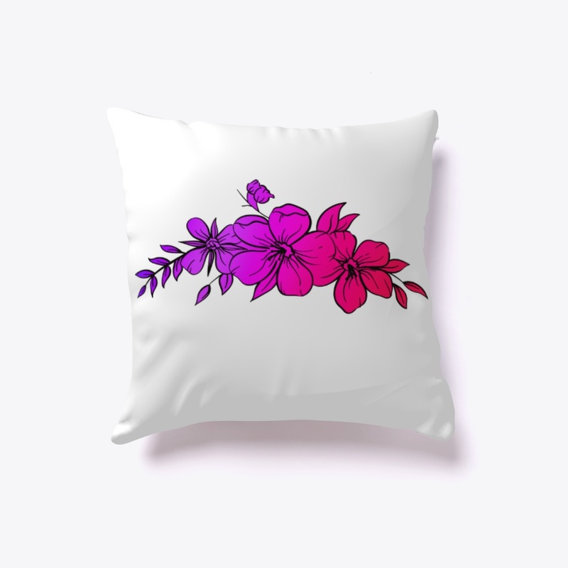 Purple Pink Rainbow Flower