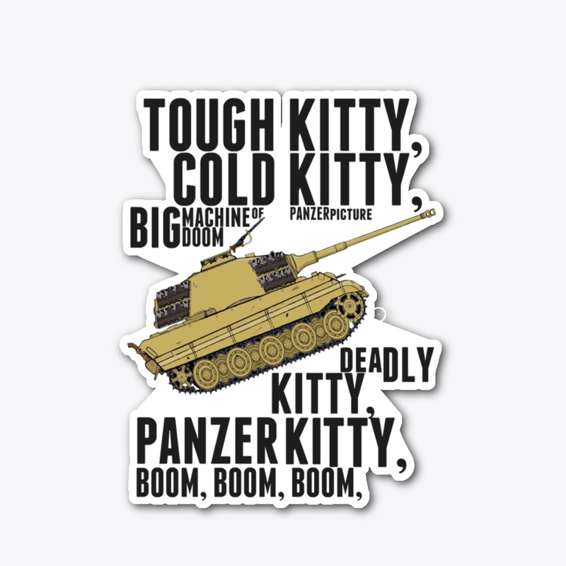Tough Kitty Cold Kitty  Tiger II T-Shirt