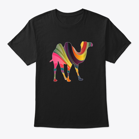 Camel 305 Black T-Shirt Front