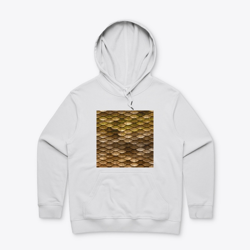 Brown Fish Scales Design