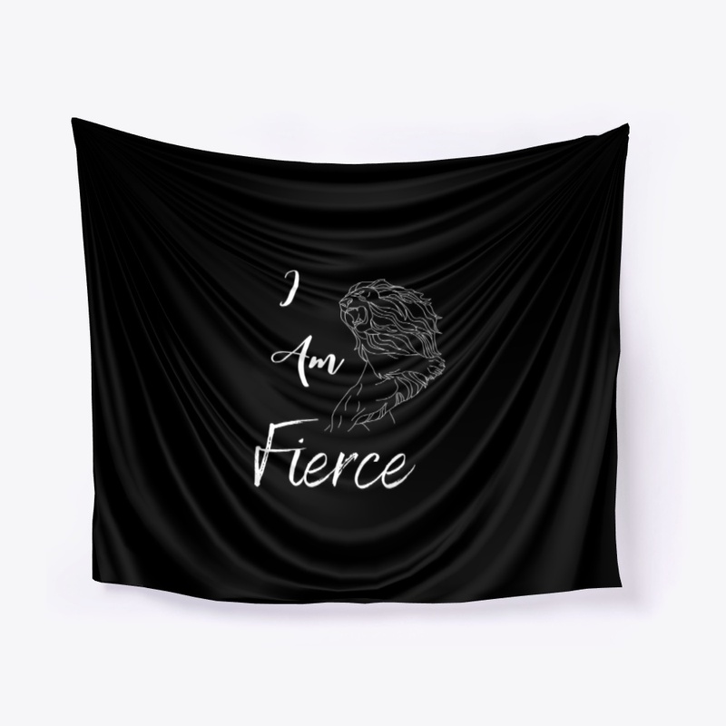 I am Fierce Lion design 