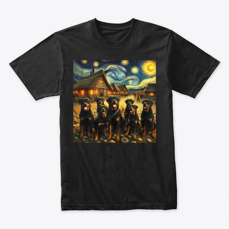 Rottweilers Starry Night