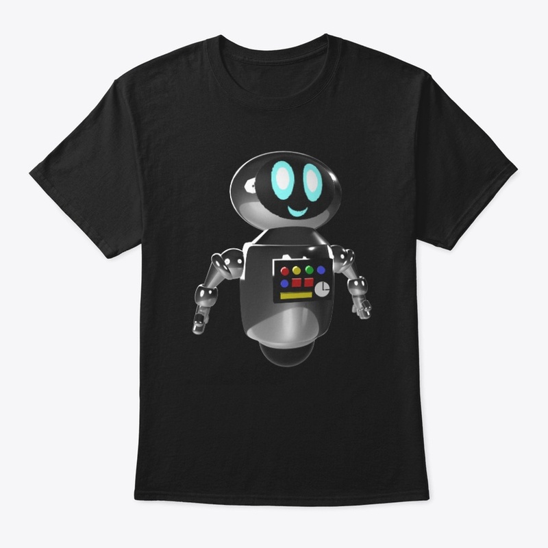 Cute Robot with button