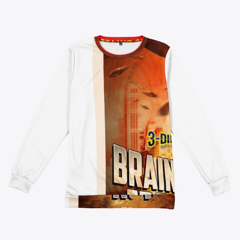 Brain-Eaters from Mars Retro Poster