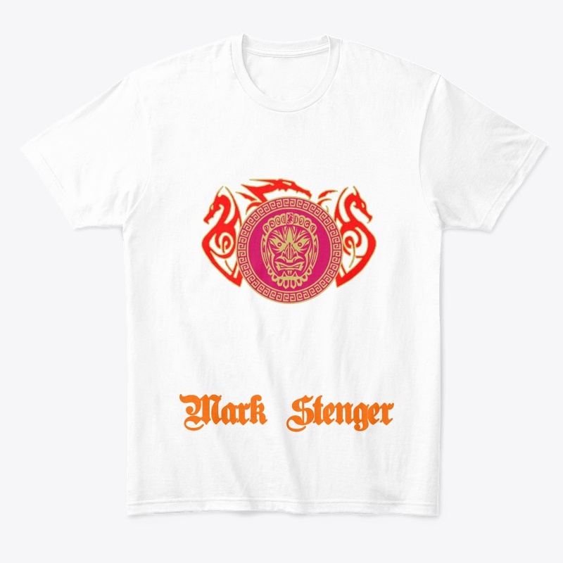 Tribal Mask with Dragons by Mark Stenger