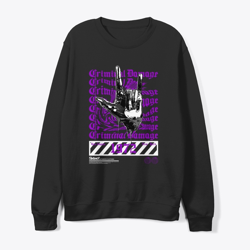 Sweatshirt CRIMINAL DAMAGE 