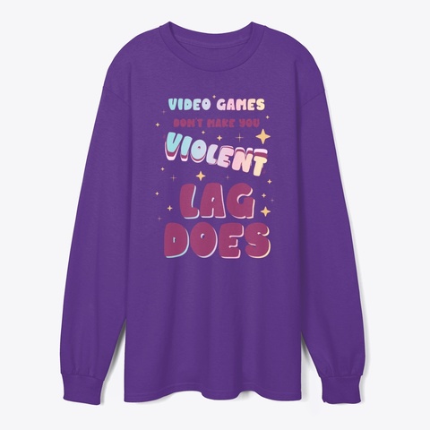 Lag Rage Purple T-Shirt Front