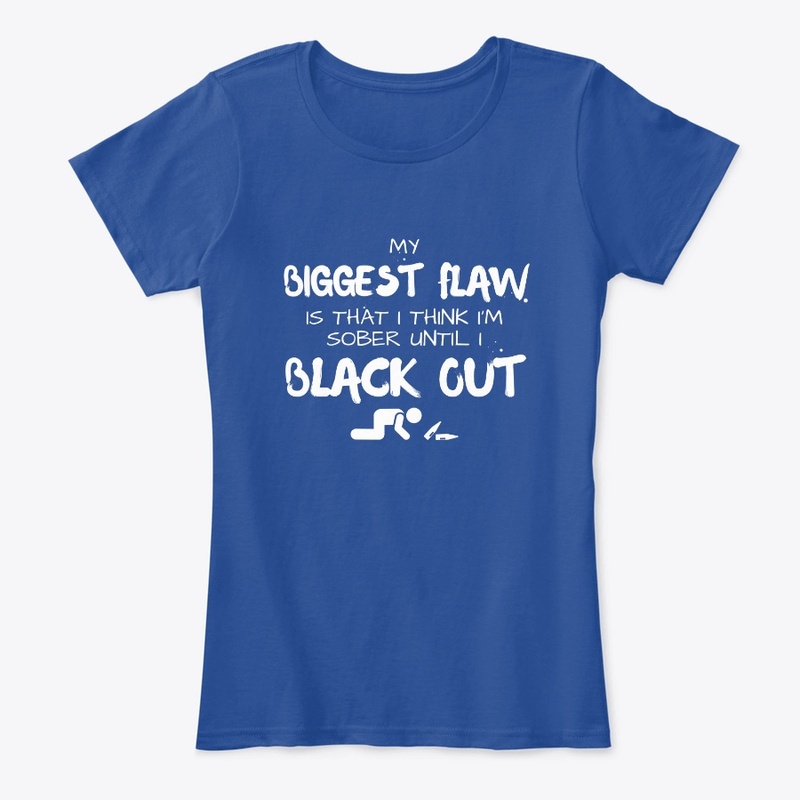 BLACK OUT (White Logo)