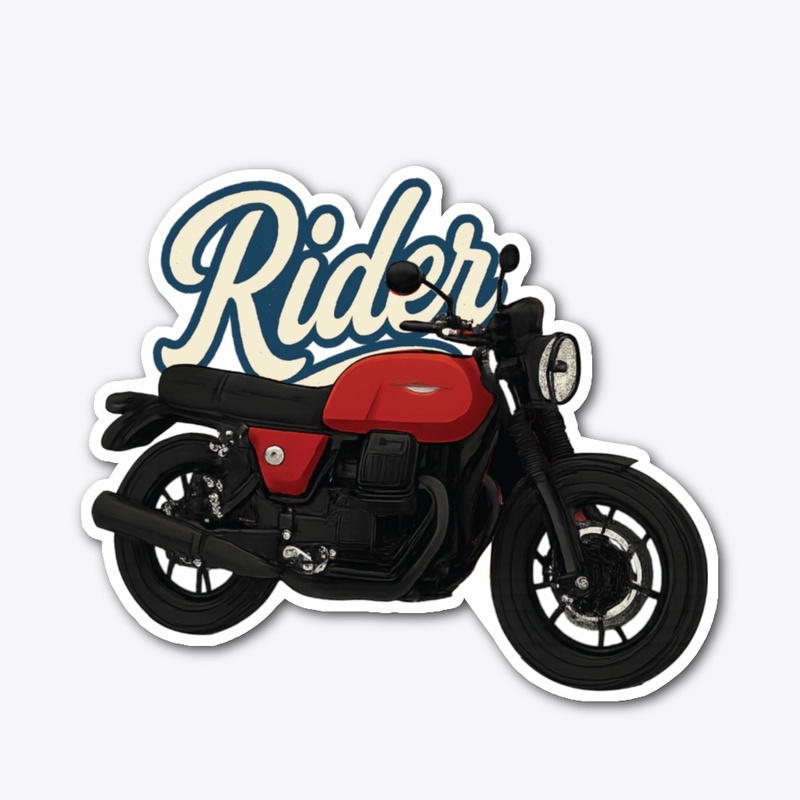 Motorcycle Rider T-Shirt Design
