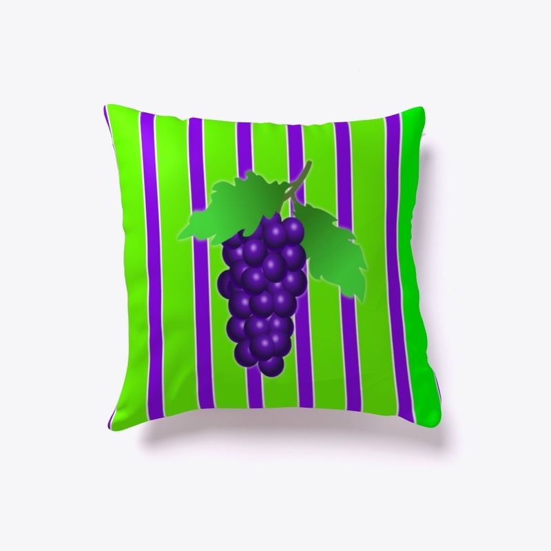 Grapes on Fruit Striped Colors