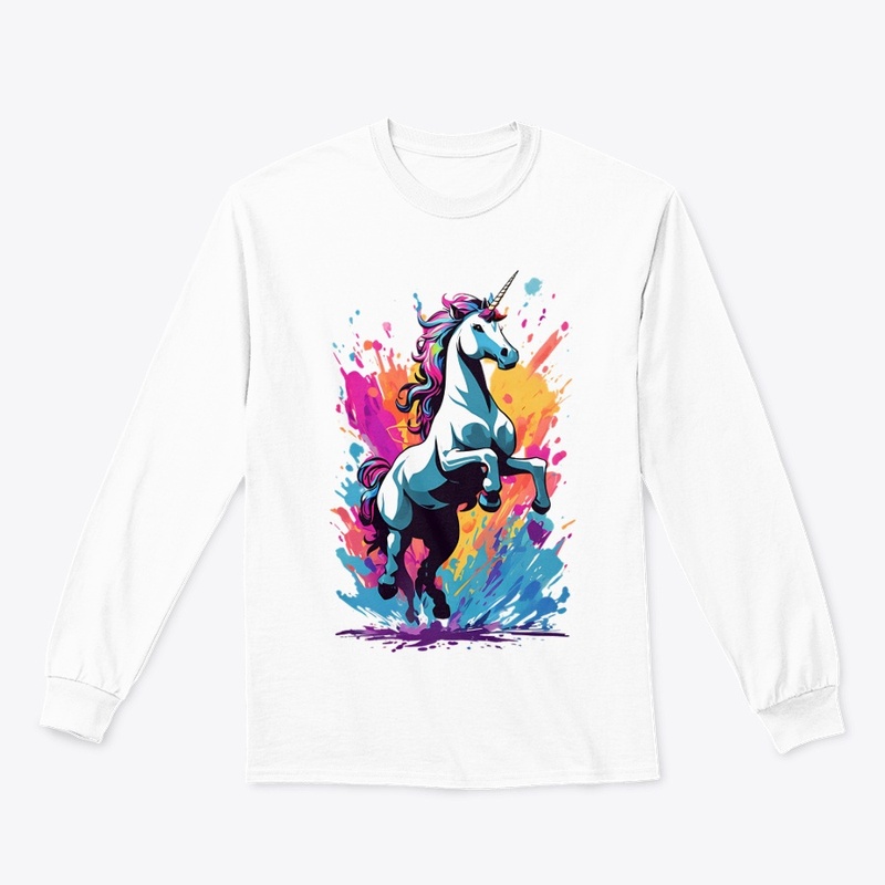 a silhouette of a unicorn