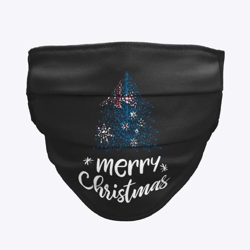 Merry Christmas with Australian flag