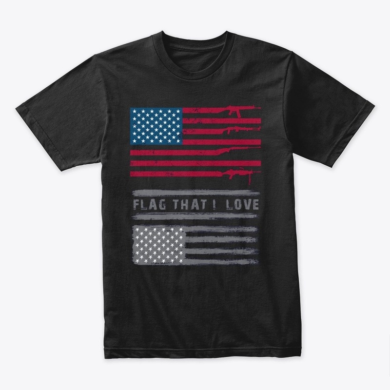 American Flag Printed Clothing