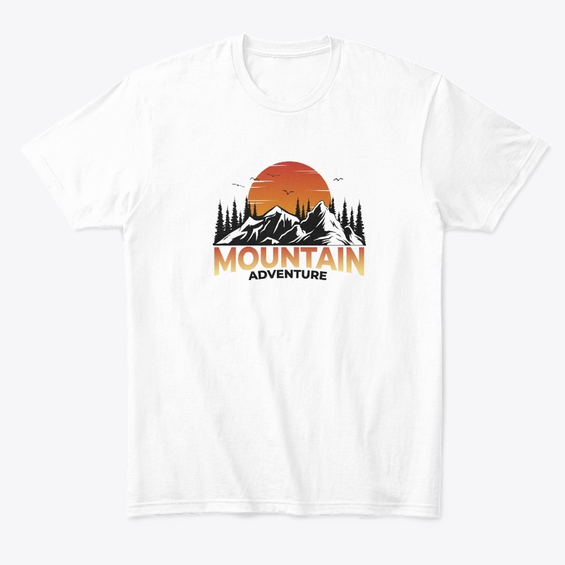 Mountain pine tree adventure sunset 