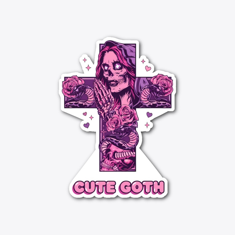 Cute Goth Sacred Cross