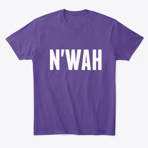 N'wah Rep Purple áo T-Shirt Front
