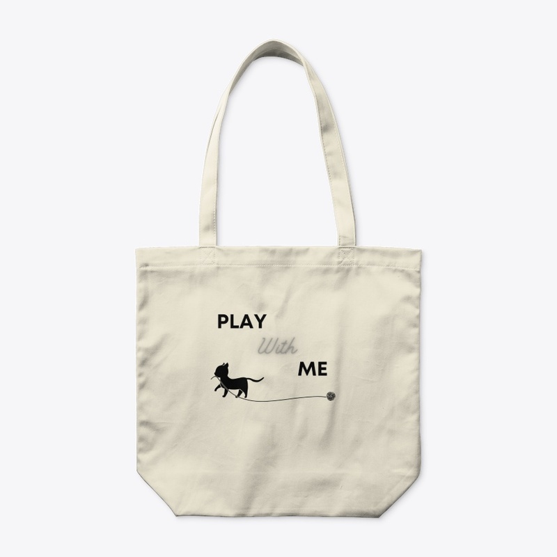 PLAY WITH ME FUNNY CAT DESIGN