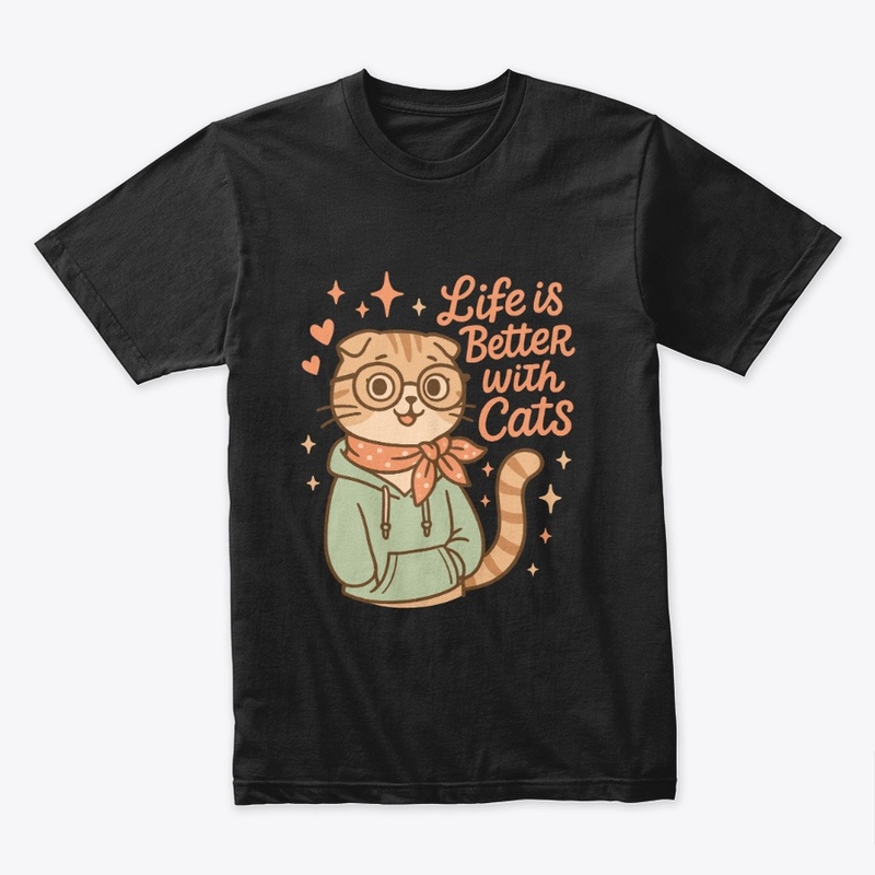 Life Is Better With Cats Scarf – Cozy 