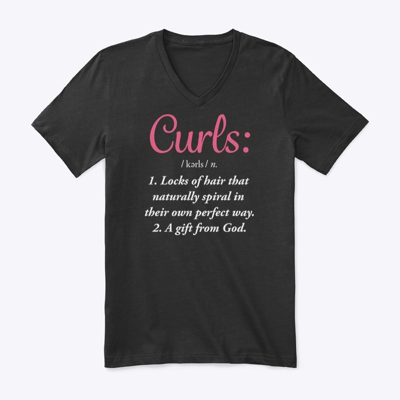 Curls Definition Pink/White
