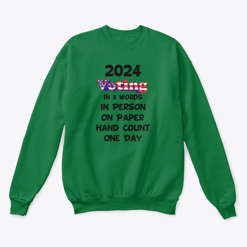 Bold 2024 Voting - In 8 Words Design