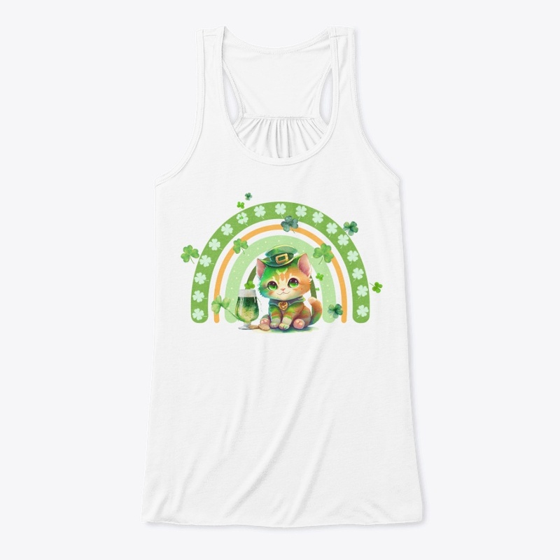 st patrick one lucky cat