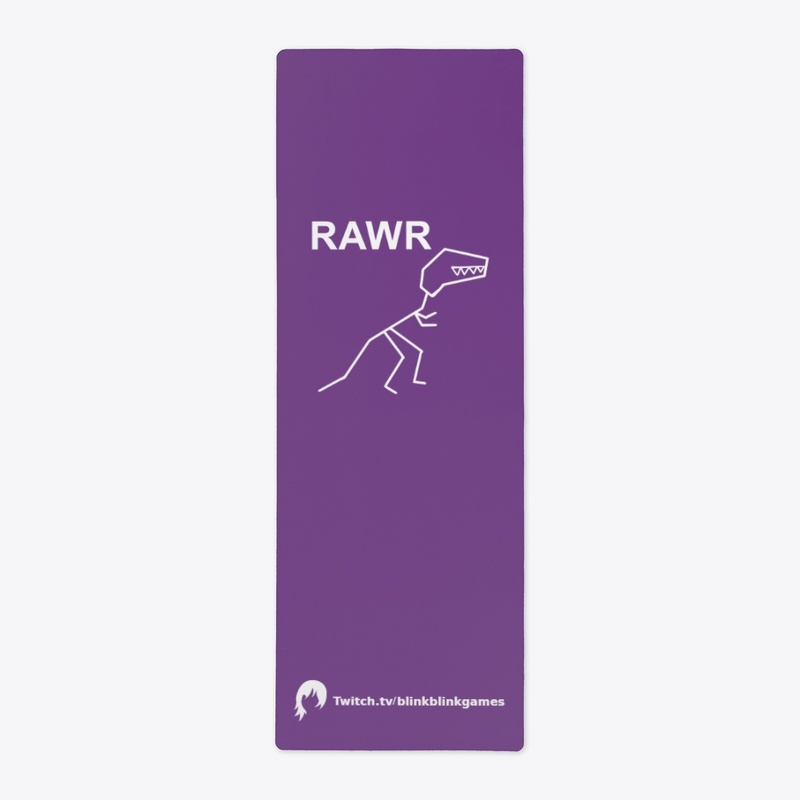 RAWR - yoga mat