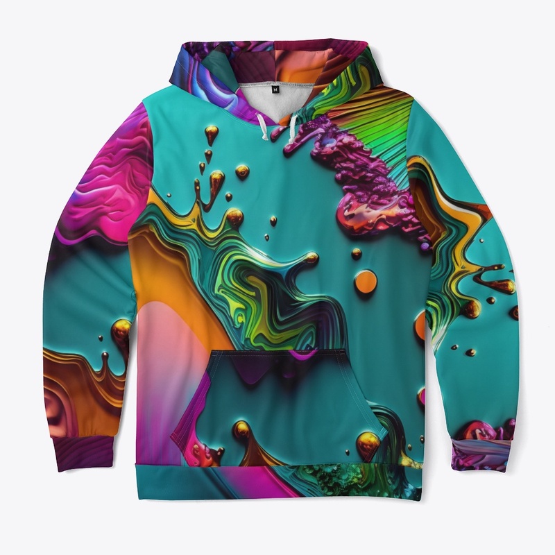 Ocean of colors, colorful, flow, colors