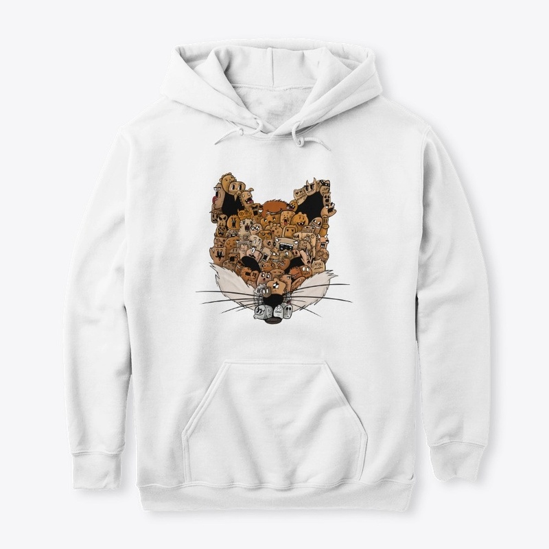 Fox doodle Color Shirt/Hoodie