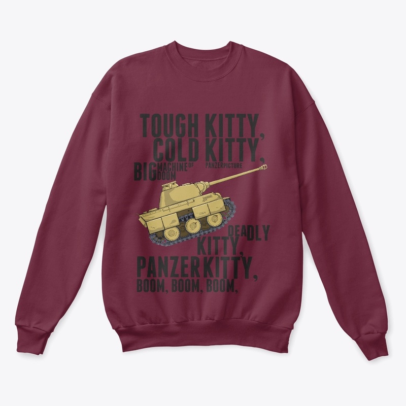 Tough Kitty Cold Kitty - Panther T-Shirt