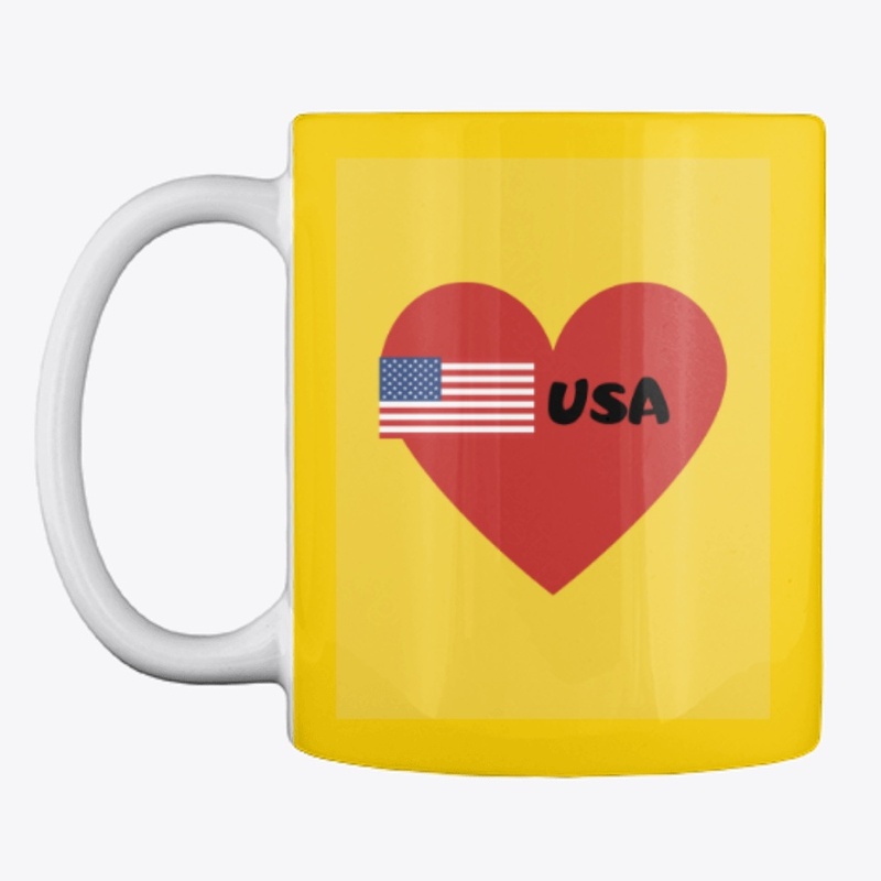 Yellow Patriotic Phone Case and Tee !