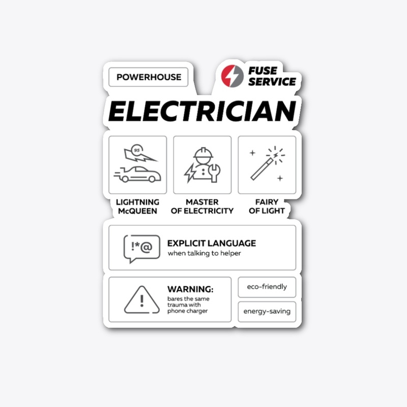 Electrician Sticker